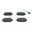 Jeu de 4 plaquettes de frein avant RAP BRAKES R-P0478 - Visuel 3