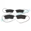 Jeu de 4 plaquettes de frein avant RAP BRAKES R-P0480 - Visuel 1