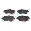 Jeu de 4 plaquettes de frein avant RAP BRAKES R-P0481 - Visuel 1