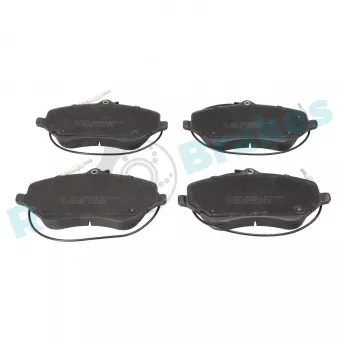 Jeu de 4 plaquettes de frein avant RAP BRAKES R-P0481