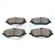 Jeu de 4 plaquettes de frein avant RAP BRAKES R-P0481 - Visuel 3