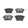 Jeu de 4 plaquettes de frein arrière RAP BRAKES R-P0482 - Visuel 2