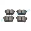 Jeu de 4 plaquettes de frein arrière RAP BRAKES R-P0482 - Visuel 3