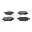 Jeu de 4 plaquettes de frein avant RAP BRAKES R-P0483 - Visuel 2