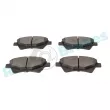 Jeu de 4 plaquettes de frein avant RAP BRAKES R-P0483 - Visuel 3