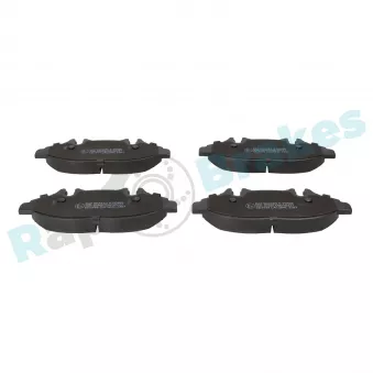 Jeu de 4 plaquettes de frein avant RAP BRAKES R-P0486