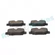 Jeu de 4 plaquettes de frein arrière RAP BRAKES R-P0487 - Visuel 3