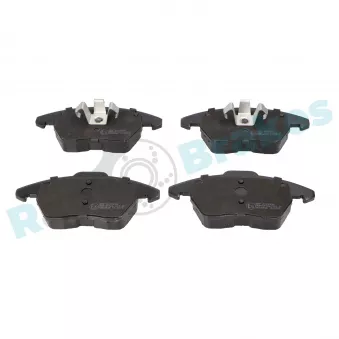 Jeu de 4 plaquettes de frein avant RAP BRAKES R-P0490