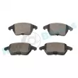 Jeu de 4 plaquettes de frein avant RAP BRAKES R-P0490 - Visuel 3
