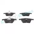 Jeu de 4 plaquettes de frein avant RAP BRAKES R-P0492 - Visuel 1