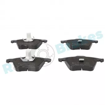 Jeu de 4 plaquettes de frein avant RAP BRAKES R-P0492