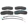 Jeu de 4 plaquettes de frein avant RAP BRAKES R-P0495 - Visuel 1