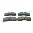 Jeu de 4 plaquettes de frein avant RAP BRAKES R-P0495 - Visuel 3
