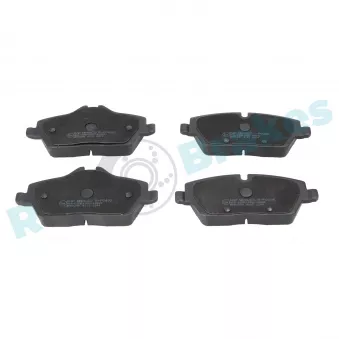 Jeu de 4 plaquettes de frein avant RAP BRAKES R-P0496