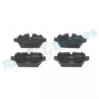 Jeu de 4 plaquettes de frein arrière RAP BRAKES R-P0497