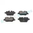 Jeu de 4 plaquettes de frein arrière RAP BRAKES R-P0497 - Visuel 2