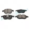 Jeu de 4 plaquettes de frein avant RAP BRAKES R-P0498 - Visuel 2