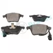 Jeu de 4 plaquettes de frein avant RAP BRAKES R-P0500 - Visuel 2