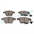 Jeu de 4 plaquettes de frein avant RAP BRAKES R-P0501 - Visuel 3