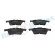 Jeu de 4 plaquettes de frein arrière RAP BRAKES R-P0505 - Visuel 1