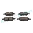 Jeu de 4 plaquettes de frein arrière RAP BRAKES R-P0505 - Visuel 3
