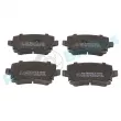 Jeu de 4 plaquettes de frein arrière RAP BRAKES R-P0506 - Visuel 1