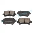Jeu de 4 plaquettes de frein arrière RAP BRAKES R-P0506 - Visuel 2