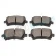 Jeu de 4 plaquettes de frein arrière RAP BRAKES R-P0506 - Visuel 3