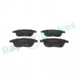 Jeu de 4 plaquettes de frein avant RAP BRAKES R-P0508 - Visuel 1