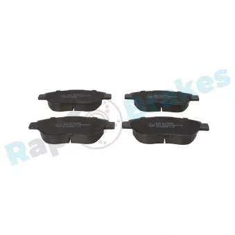 Jeu de 4 plaquettes de frein avant RAP BRAKES R-P0508