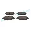 Jeu de 4 plaquettes de frein avant RAP BRAKES R-P0508 - Visuel 3