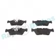 Jeu de 4 plaquettes de frein avant RAP BRAKES R-P0509 - Visuel 1