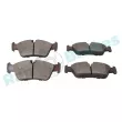 Jeu de 4 plaquettes de frein avant RAP BRAKES R-P0509 - Visuel 3