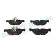 Jeu de 4 plaquettes de frein arrière RAP BRAKES R-P0510 - Visuel 1