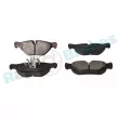 Jeu de 4 plaquettes de frein arrière RAP BRAKES R-P0510 - Visuel 2