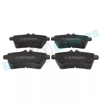 Jeu de 4 plaquettes de frein avant RAP BRAKES R-P0513