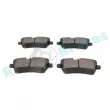 Jeu de 4 plaquettes de frein avant RAP BRAKES R-P0514 - Visuel 3