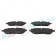 Jeu de 4 plaquettes de frein avant RAP BRAKES R-P0515 - Visuel 1