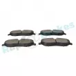 Jeu de 4 plaquettes de frein avant RAP BRAKES R-P0515 - Visuel 3