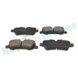 Jeu de 4 plaquettes de frein arrière RAP BRAKES R-P0516 - Visuel 2