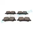Jeu de 4 plaquettes de frein arrière RAP BRAKES R-P0516 - Visuel 3