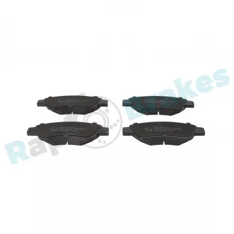 Jeu de 4 plaquettes de frein avant RAP BRAKES R-P0517