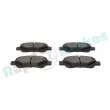 Jeu de 4 plaquettes de frein avant RAP BRAKES R-P0517 - Visuel 3