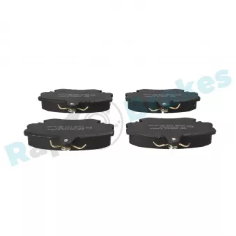 Jeu de 4 plaquettes de frein avant RAP BRAKES R-P0518