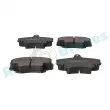 Jeu de 4 plaquettes de frein avant RAP BRAKES R-P0518 - Visuel 2