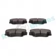 Jeu de 4 plaquettes de frein avant RAP BRAKES R-P0518 - Visuel 3