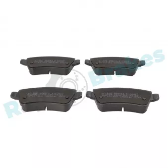 Jeu de 4 plaquettes de frein arrière RAP BRAKES R-P0520