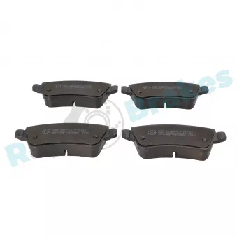 Jeu de 4 plaquettes de frein arrière RAP BRAKES R-P0521