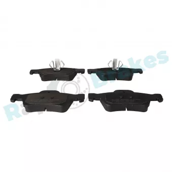 Jeu de 4 plaquettes de frein arrière RAP BRAKES R-P0526