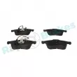 Jeu de 4 plaquettes de frein avant RAP BRAKES R-P0530 - Visuel 1